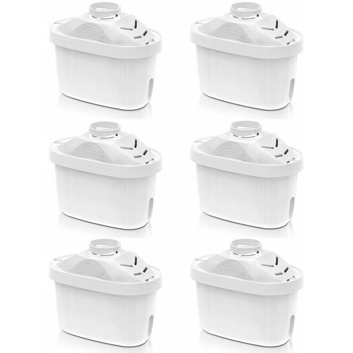 Paquete de 6 cartuchos de filtro para jarra filtrante Brita Maxtra