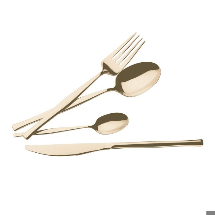 Set de couverts - BERLINGERHAUS - BH-3064 - 24 pièces - Acier inoxydable poli - Couleur champagne doré