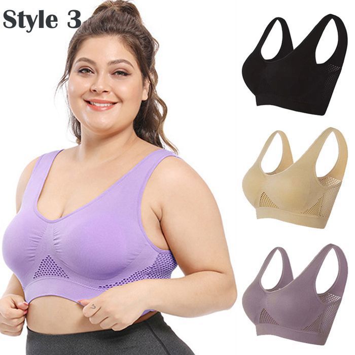 Uwdiohq Soutien-Gorge De Sport Respirant Et En Dentelle Sans