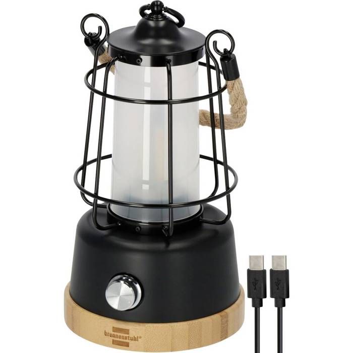 Brennenstuhl 1171800010 CAL 1 AC Lanterne de camping Lampe de camping 350 lm à batterie 570 g noir bois