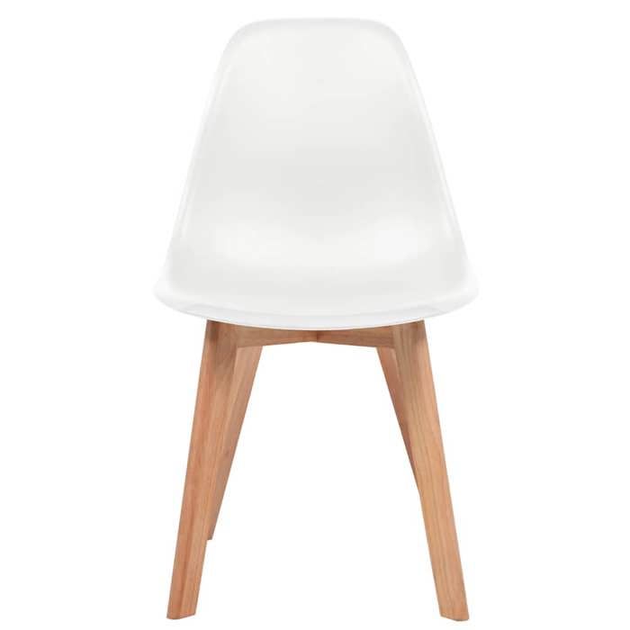 Chaises à manger - CLOUD - 4 PCS - Blanc - plastique - Hauteur:79 cm S148