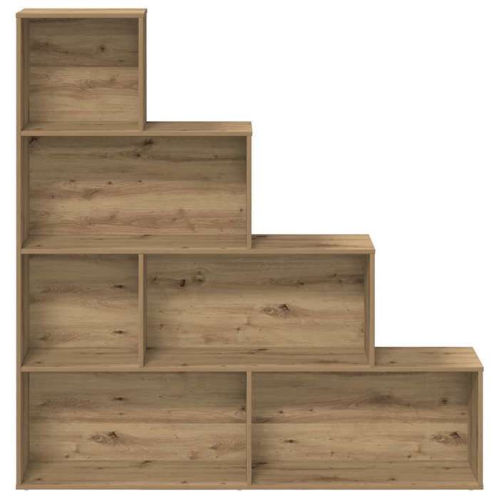 SALE dhiver Bibliothèque Multi-Rangement - JILLS - armoire à livres - chêne artisanal 157x24x160 cm bois dingénierie BB2362