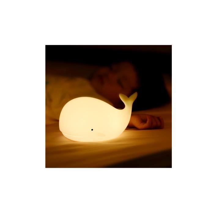 7 Couleurs Veilleuse LED Fille Garcon Adulte Rechargeable Kawaii Deco Chambre Lampe Chevet Veilleuse En VEILLEUSE HORS PUERICULTURE