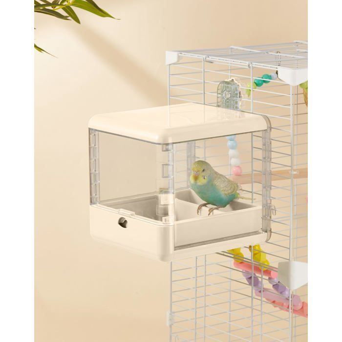 Bain DOiseaux Pour Cage Bol Suspendu Pour Oiseaux Accessoires Pour Cage À Oiseaux Adaptés Aux Oiseaux De Petite Et Moyenne Taille