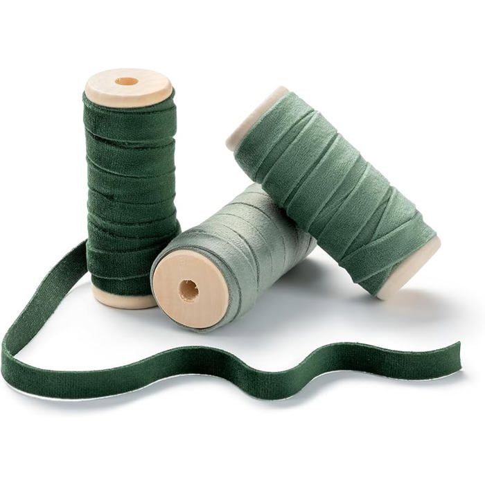 Decorative Velvet Ribbon Gift Ribbon 1 cm x 4 5 m Decorative Velvet Ribbon 1 cm x 4 5 m 3 Rolls for 10 mm x 4 57m Cr 480 TULLE