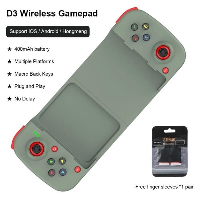 Manette De Jeu D3 Rétractable Sans Fil Pour PUBG - Compatible IPhone Et Android - Neuf
