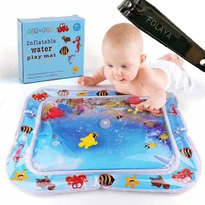 Tapis deau Gonflable pour B/éb/é Ronde Tapis De Jeu en PVC Imperm/éable Tapis De Jeu Gonfl/é Rempli deau Centre De Jeux Dactivit/és Amusantes