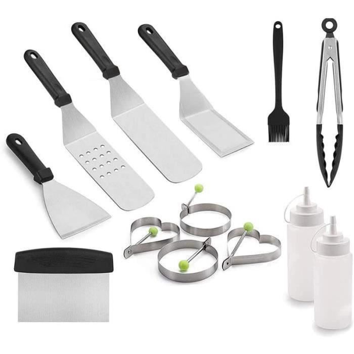 Char-Broil Ensemble Ustensiles Pour Plancha - Outils Cuisson Petit-Déjeuner & Teppanyaki