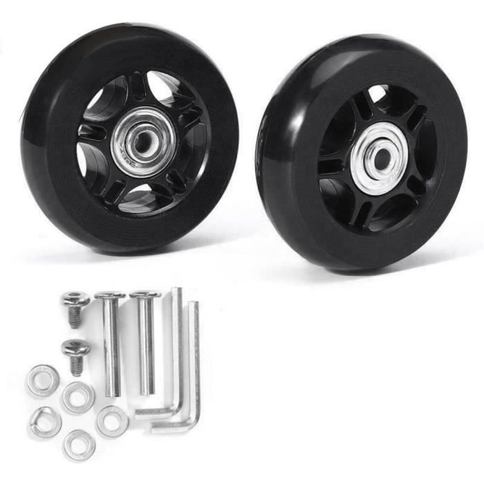 Roulette Valise, Bagage Valise Réparation Roulette Charge Lourd 70Mm