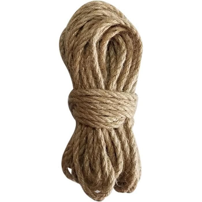 Cordelette En Jute Noir - 30 Mètres - Pour Bricolage Et Créations