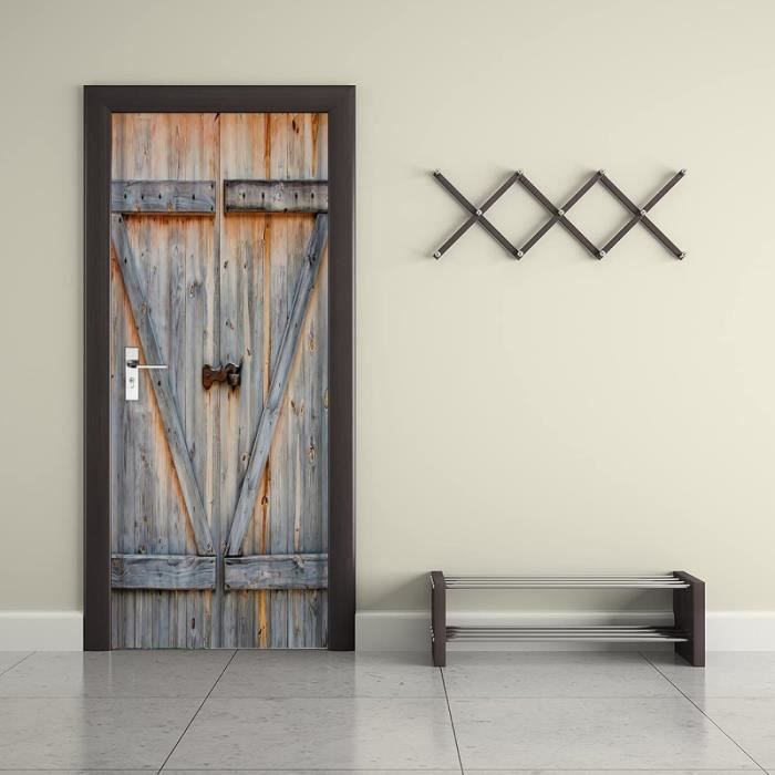 Porte bois interieur chambre salon store