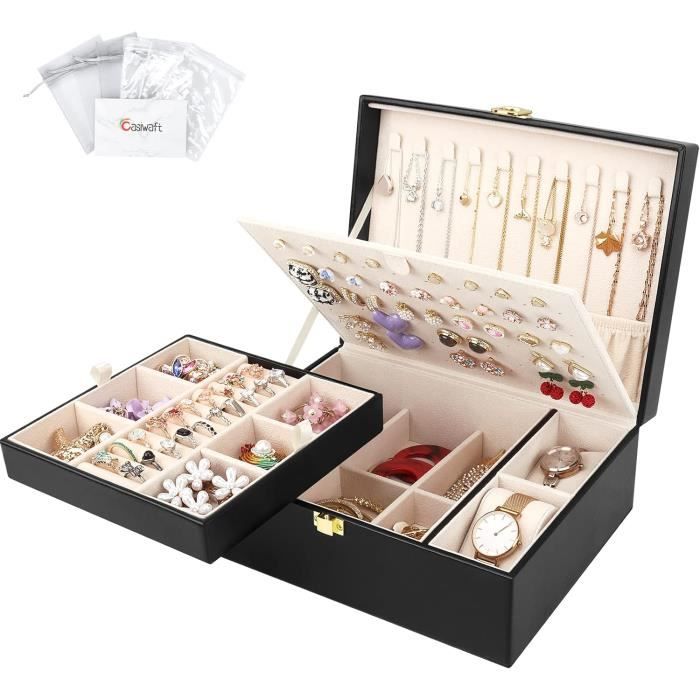 Coffret À Montres For Montres Et Boîtes À Bijoux Avec 20 Compartiments