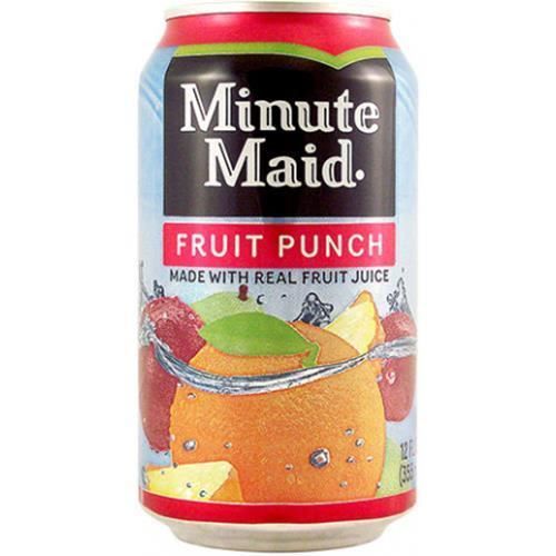 Minute Maid Fruit Punch Healthy Minute Maid Fruit Punch 12 FL OZ (355 ml) - 24 Cans[Import US