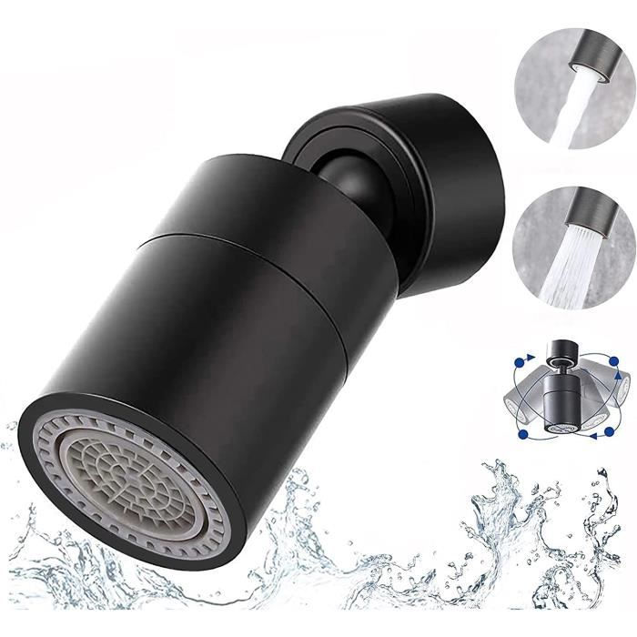 Bec Aérateur De Robinet Pivotant 360° - 2 Modes, Laiton, Pour Cuisine