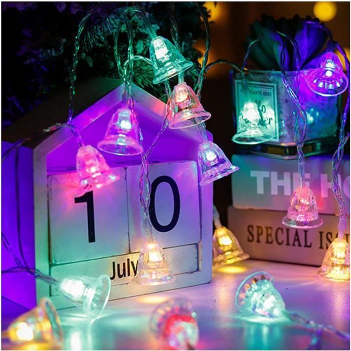 Guirlande lumineuse LED de Noël à piles pour créer une atmosphère chaleureuse de fête de Noël