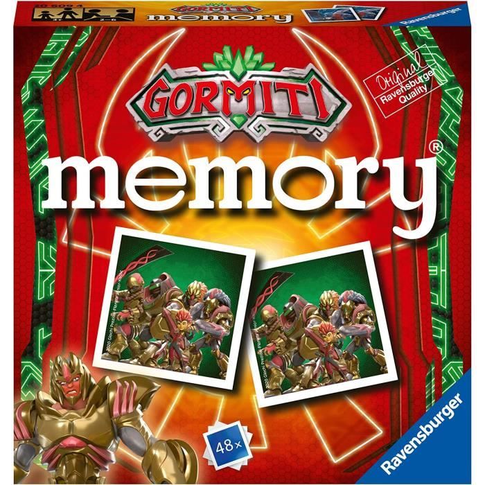 Ravensburger Gormiti Memory – Pocket-Format, 48 Karten, Für Kinder Ab 4 Jahren, Perfekt Für Unterwegs
