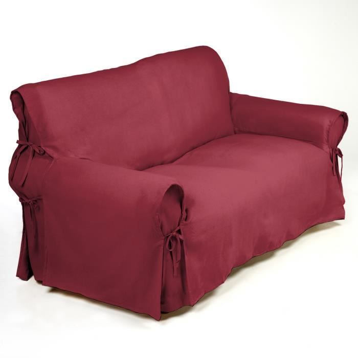 Housse Canapé - Cerise - 6123 - 50% Coton - 50% Polyester - Dimensions 90x185x200 cm