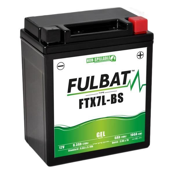 Batterie ytx7l-bs fulbat 12v/6ah lg114 l71 h131 - gel