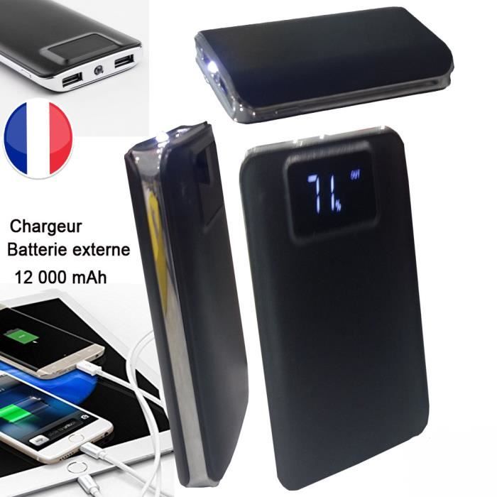Pour Klipad V355 (5,5") CHARGEUR BATTERIE EXTERNE DE SECOURS 2USB