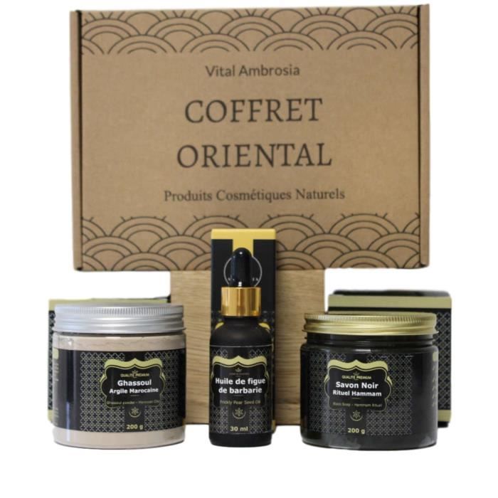 Coffret Cadeau Oriental Huile De Figue De Barbarie Bio Rhassoul Et Savon Noir 100 Naturel Anti Cernes Anti Rides Anti Age Cdiscount Au Quotidien
