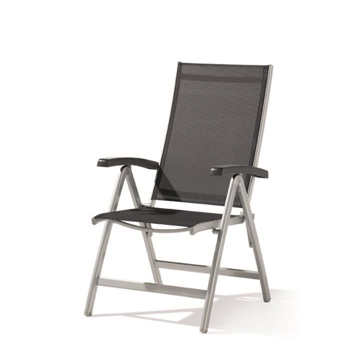 fauteuil pliable - sieger - série bodega - dossier 6 positions - extérieur