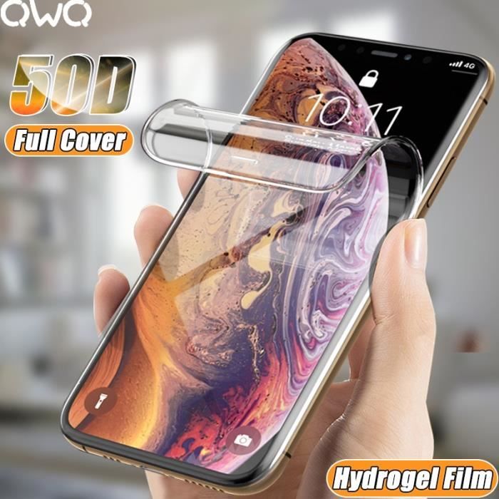 X2 Verre trempé iPhone 11 Couverture Complète Protection Ecran