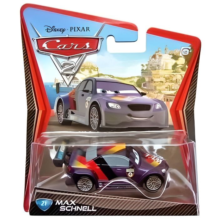 Voiture miniature - Disney - Cars 2 Max Schnell - Mixte - Pour enfant de 3  ans et plus - Licence Cars - Cdiscount Jeux - Jouets