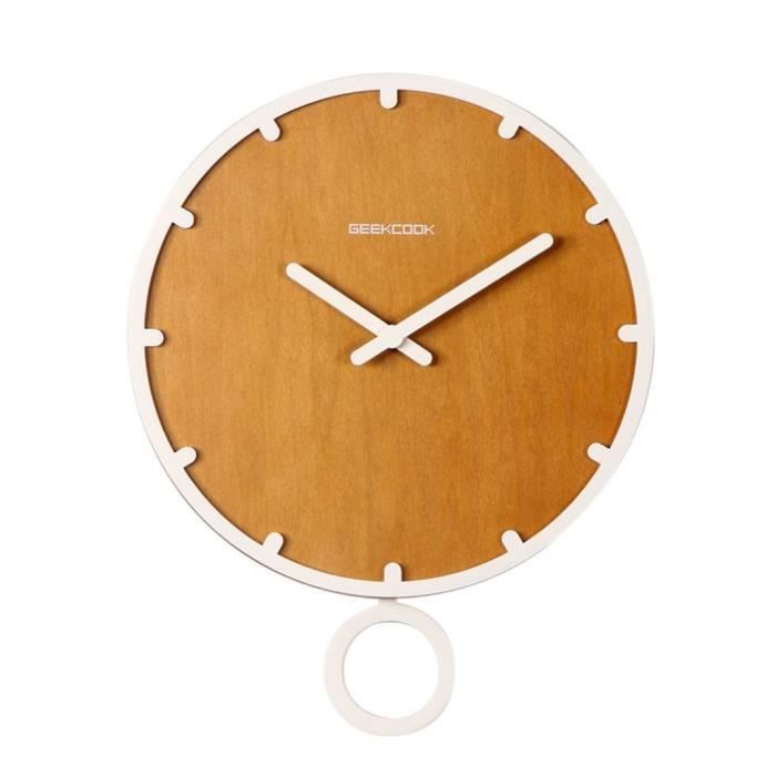 Rose MagiDeal 30cm Mode Stéréo Numéro Horloge Non Tic-tac Horloge Murale Décor à Maison 