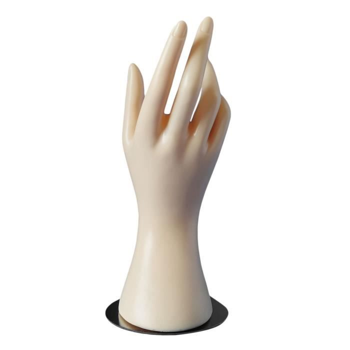 Modèle de mains de mannequin en plastique durable de 2 pièces pour l'affichage 