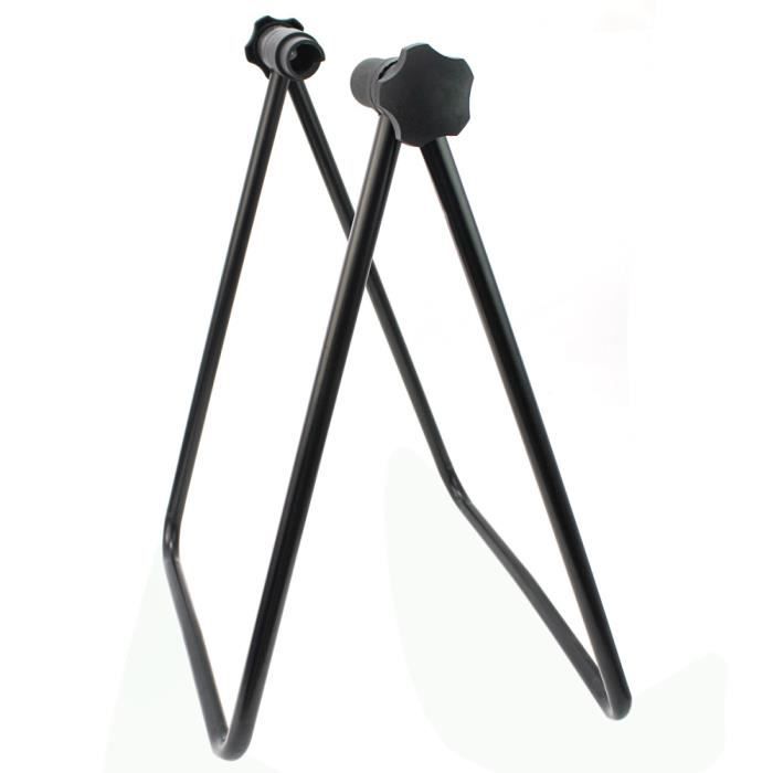 Support de réparation de bicyclette - Noir - Métal - Réglable - Vélo loisir - Adulte - Mixte