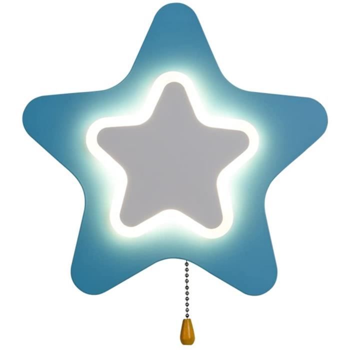 éclairage Chambre Enfant Applique Murale LED EOEO Forme Lune - 50cm - Variateur Et Télécommande - 36W Lampe Lune Variateur