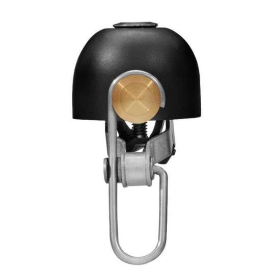 Cloche De Vélo Rétro Vintage - Klaxon Fort En Métal - Style Classique Noir - Fabriquée Au Royaume-Uni