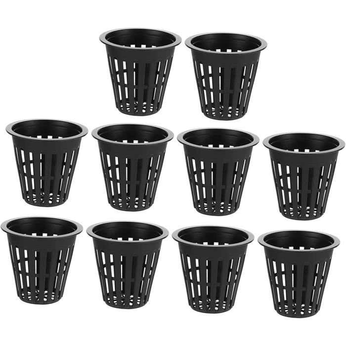 Lot De 12 Pots De Plantation En Maille Pour Hydroponie Et Orchidées | Pots Aérés 15cm Pour Système Hors-sol