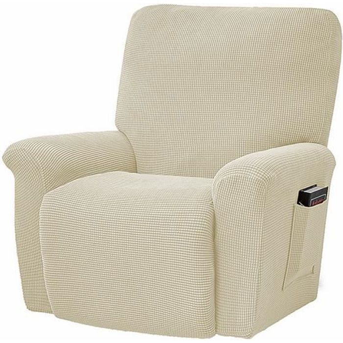 Fauteuil Inclinable Housse De 4 Pièces - Tissu Stretch Antidérapant Avec Poches - Protection Meuble Lavable Housse Fauteuil Inclinable Extensible Fauteuil Inclinable Housse De 4 Pièces - Tissu Stretch Antidérapant Avec Poches - Protection Meuble Lavable Housse Fauteuil Inclinable Extensible