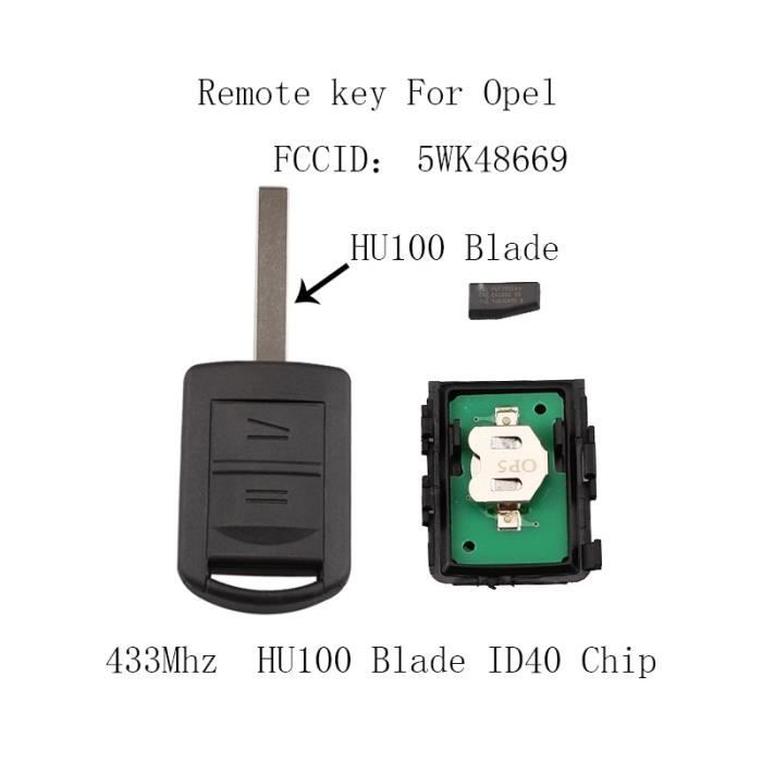 YAOPEI Barillet D'allumage + 2 Clés Pour Opel Vauxhall Corsa