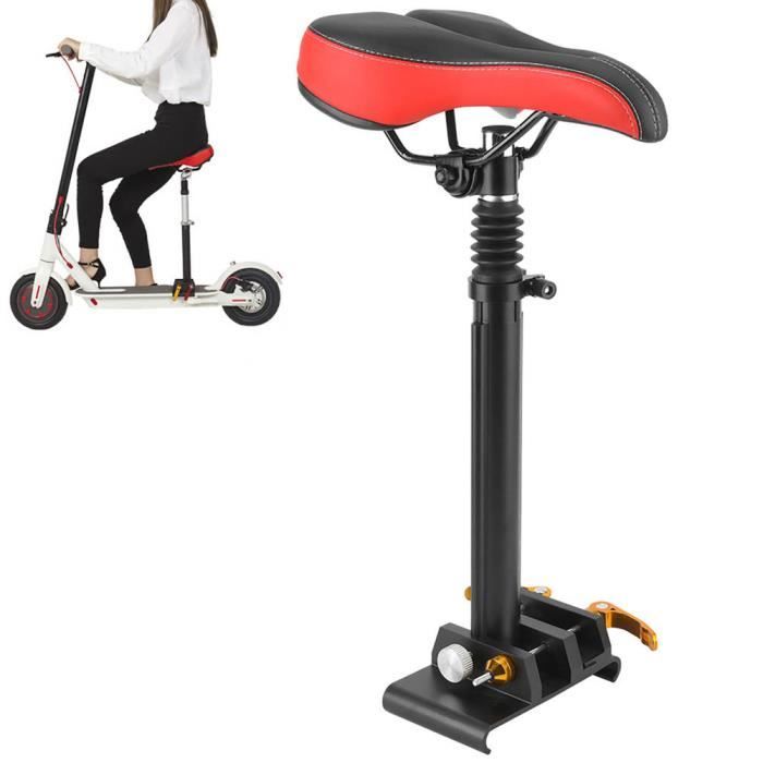 ARAMOX Siège pour scooter Xiaomi M365 Selle réglable durable de siège de scooter électrique pour le rouge noir de scooter de