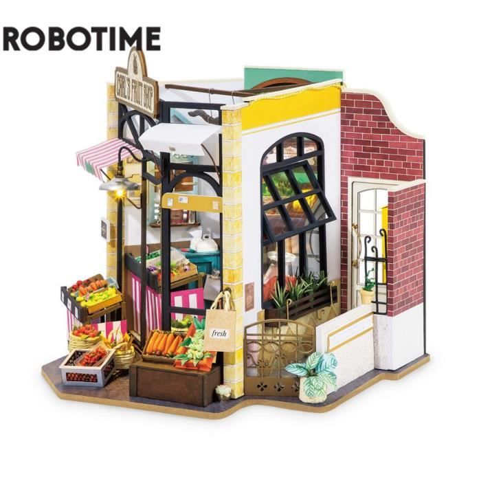 Maison De Poupée Miniature 3D DIY En Bois À... Du 29,6 € | DHgate
