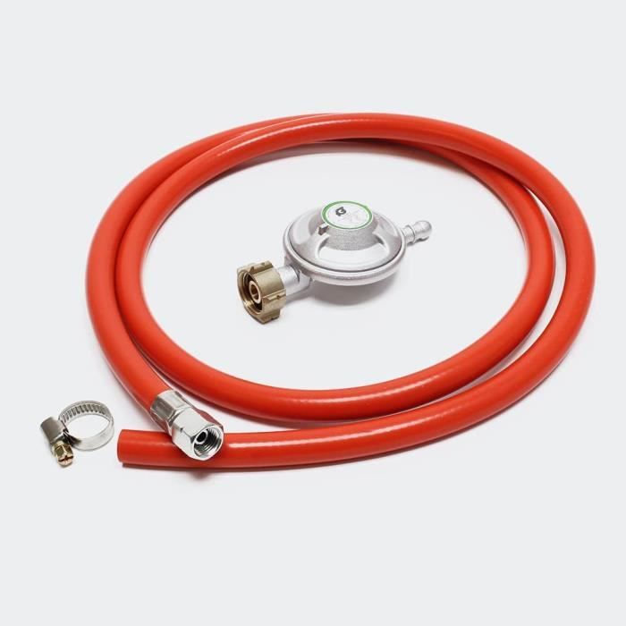 Adaptateur Gaz Wiltec Kit Raccordement De Gaz – Avec Tuyau 1,5 M