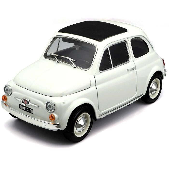 BBURAGO Véhicule miniature en métal Fiat 500 1965 à l'échelle 1/18ème -  Cdiscount Jeux - Jouets