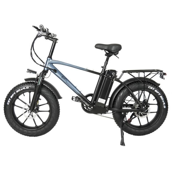 Vélo électrique CMACEWHEEL T20 20 * 4,0 pouces Pneu CST Moteur 750W Batterie 40-17Ah - Dégradé gris noir