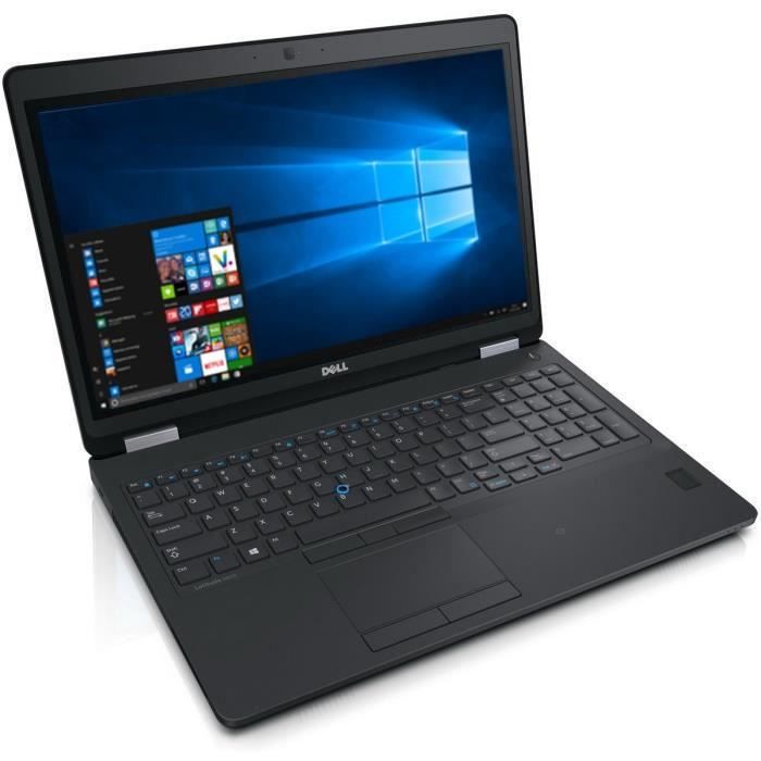 DELL PC Portable Latitude E5570 – 15.6 1920 x 1080 (Full HD) – 8 Go de RAM – Core i5 6300U / 2.4 GHz – 500 Go HDD – Win 10 Pro
