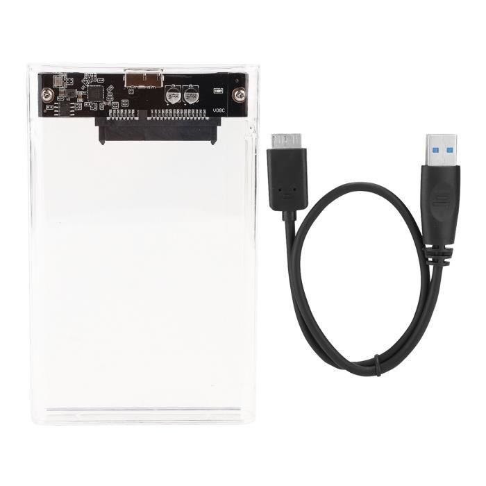 Disque dur mobile USB 3.0 haute vitesse SATA 2,5 pouces, boîtier externe  HDD SDD Box, prise en charge du branchement à chaud,-DIO761