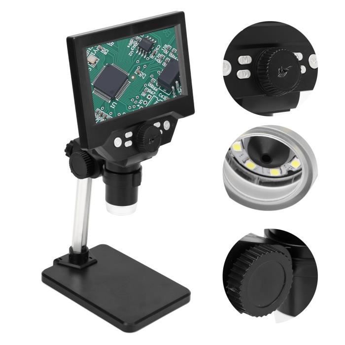 Microscope Numérique Portable Pour Enfants: 50X-1000X Microscope De Poche Avec Support Ecran Lcd 2 Pouces Hd Photovideo Avec Timer Outil Educatif Scientifique Pour Enfants 8 12 Ans 90905395