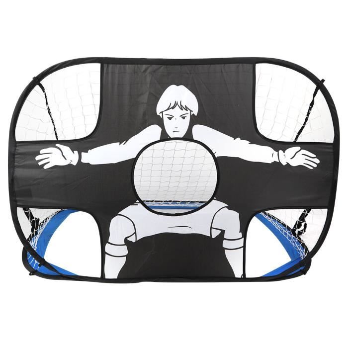 Jeu De Football Enfant Intérieur & Extérieur – Buts Pliables + 2 Balles Velcro + Pompe – Cadeau Anniversaire Noël Top Pour 5-8 Ans