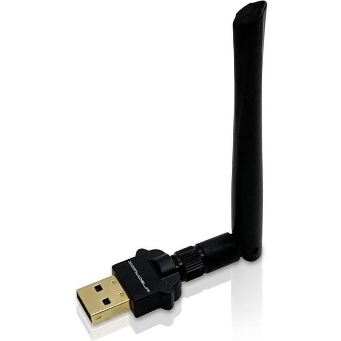 Adaptateur WiFi USB 600 Mbps Carte RéSeau Sans Fil Dongle avec Antenne