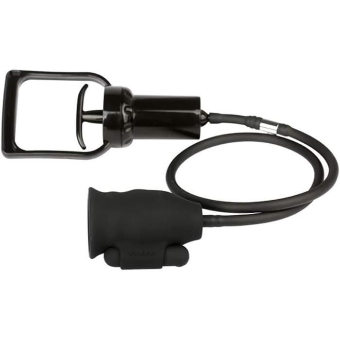 Pompe à Pénis En Silicone Noir - Pour Agrandissement Et Stimulation Masculine