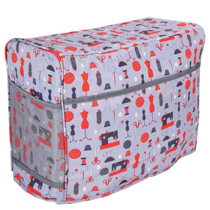 Sac Transport Machine à Coudre Teamoy - 42x32x22cm - Gris - Multi-poches