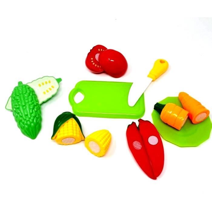 Fruits à Couper en Bois et Lègumes à Découper Jeu de Jouets de Coupe de  Légumes en Bois - Cdiscount Jeux - Jouets