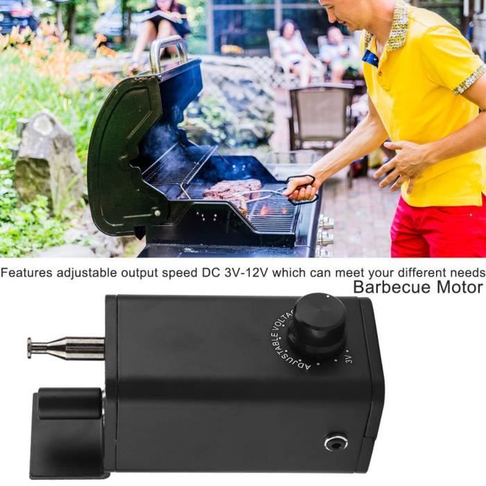 Moteur De Rôtissoire électrique Pour Barbecue - Alimentation 1,5V (pile D), Vitesse 3,5-4,2 Tr/min - 2