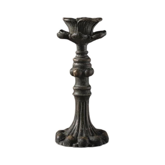 Amosfun Bougeoir Crâne Résine Chandelier Squelette Gothique Décor Effrayant Pour Maison Et Table